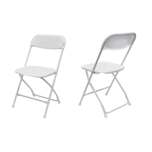 白色折疊椅